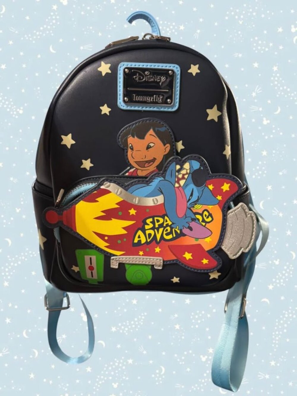 Disney Loungefly Lilo & Stitch Space Adventure Mini Backpack